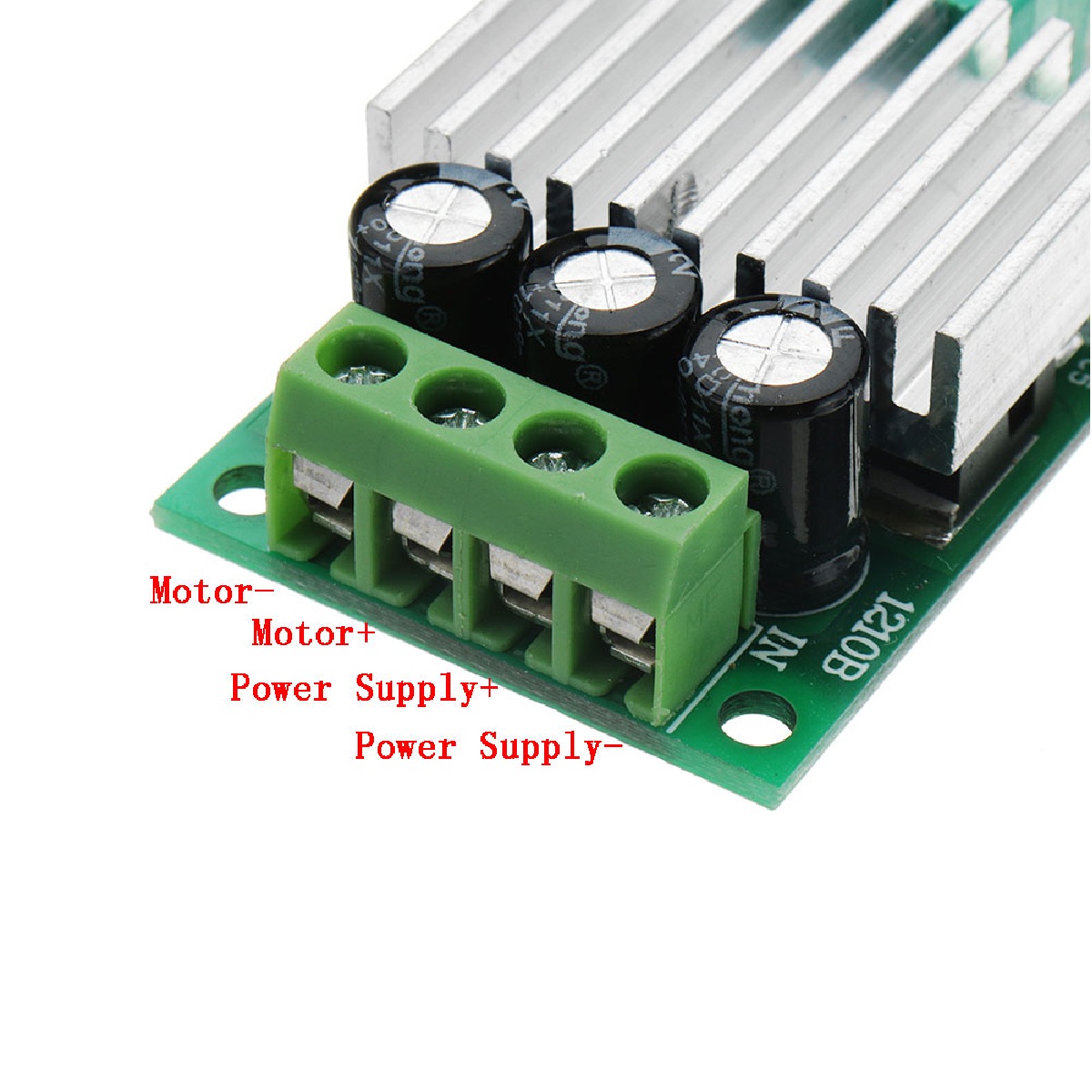 PWM DC Motor Speed Regulator 12V 24V 10A - Image 4