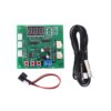 2CH 4-Wire LED Digital PWM Motor Speed Controller with Temperature Control & Buzzer Alarm – DC 12V/24V/48V (50cm Cable)