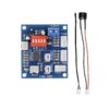 DC12V PWM DC Fan Speed Controller | Variable Speed Temperature Module with Probe and High-Temperature Alarm