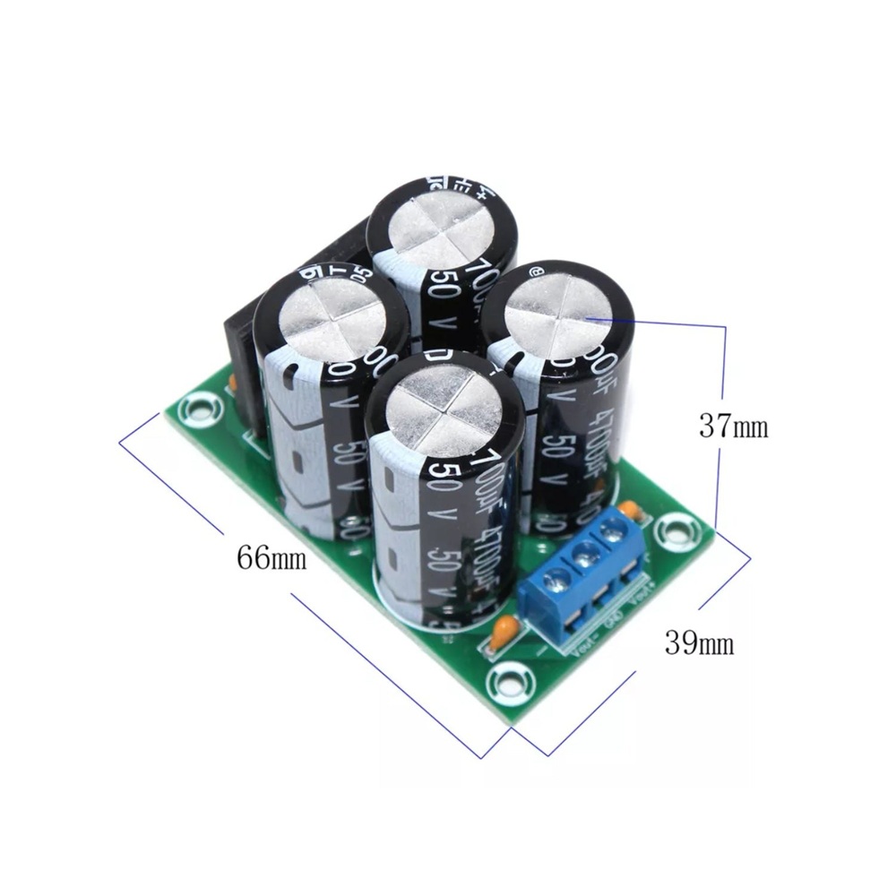 50V 4700uF 25A Dual Power Supply Rectifier Filter Power Board Module - Image 3