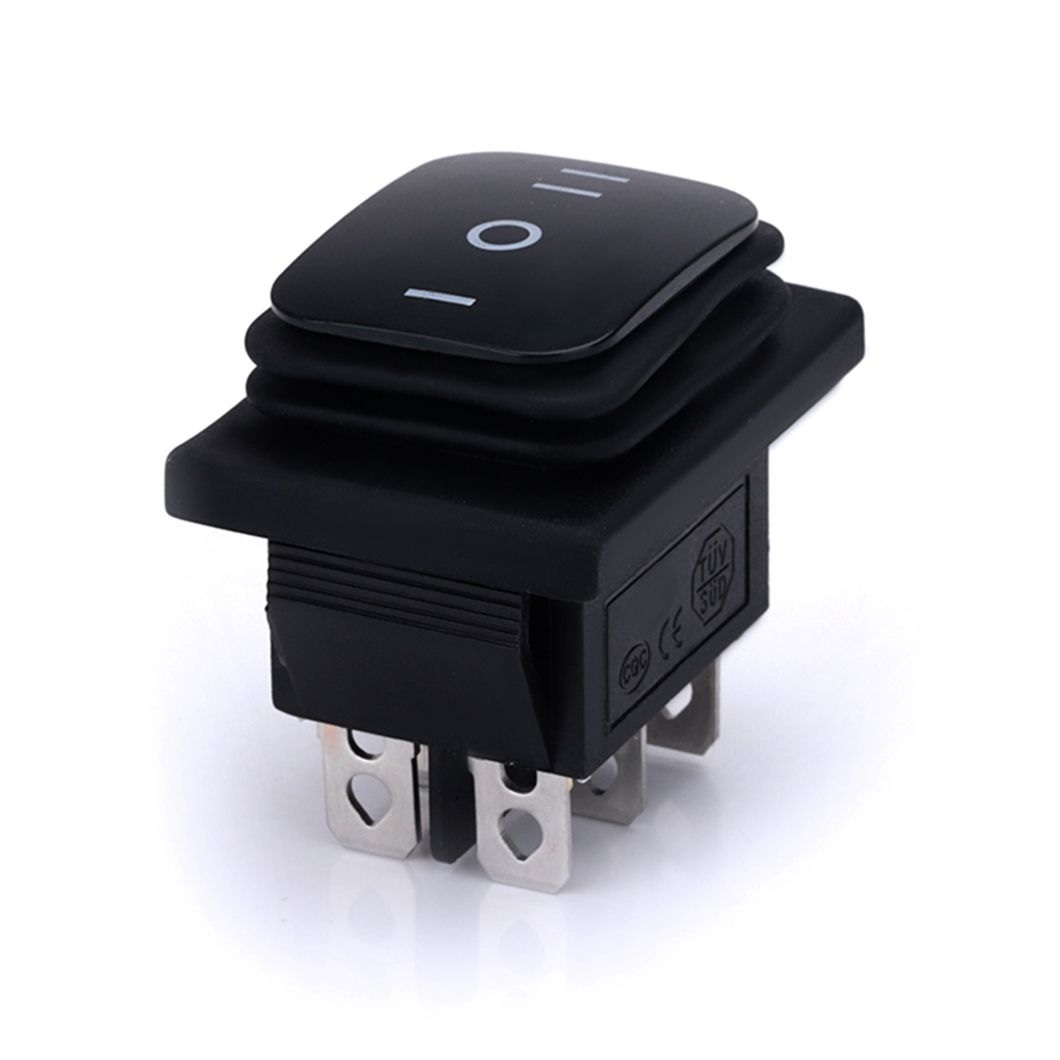 KCD2-203W Waterproof 6-Pin Rocker Switch (ON-OFF-ON) - Image 4