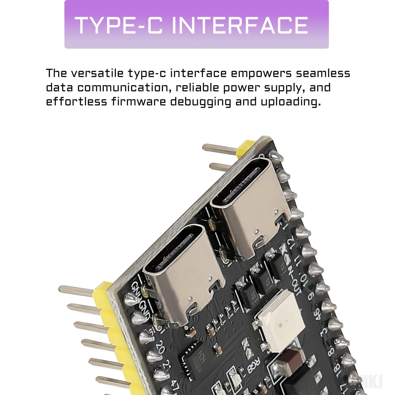 ESP32-S3 N16R8 Dual USB-C Wi-Fi + Bluetooth MCU Development Board - Image 3