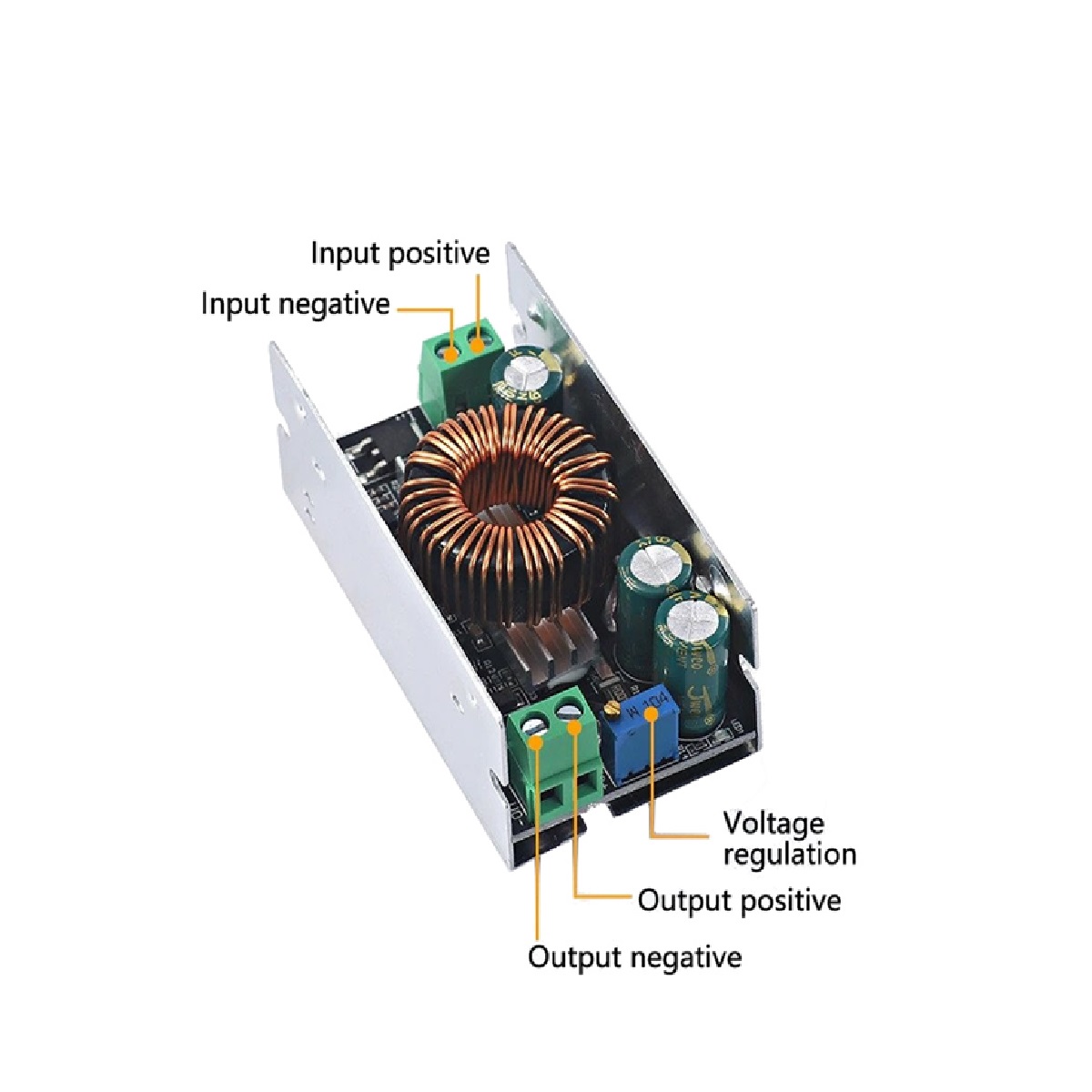 6A DC-DC Buck Converter 10–90V to 1.5–60V Adjustable Step-Down Power Supply Module - Image 4