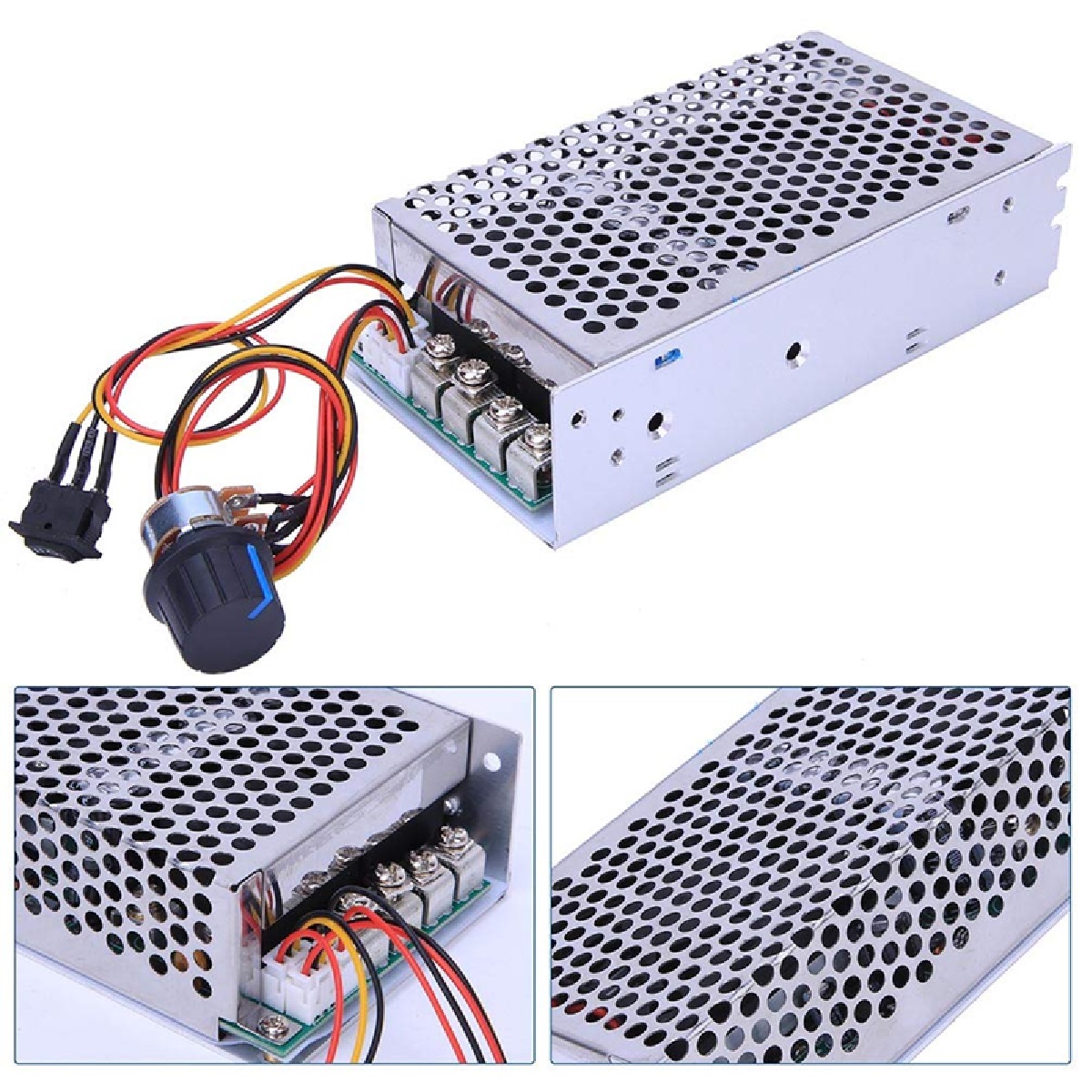 PWM 10-50V 100A 3000W DC Motor Speed Controller Board - Image 2
