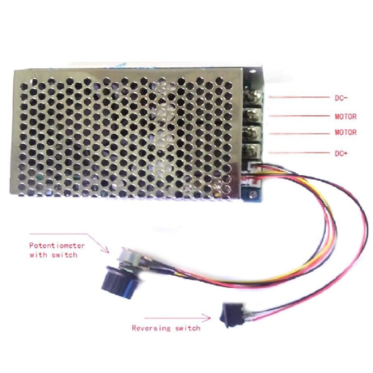 PWM 10-50V 100A 3000W DC Motor Speed Controller Board - Image 5
