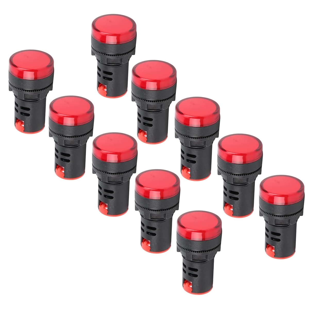 Red AC/DC24V 22mm AD16-22DS LED Power Pilot Signal Light Indicator - Image 2