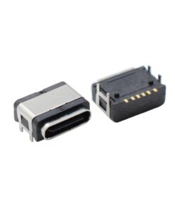 USB Type-C 6Pin Female Connector IP66 Waterproof (Power Only)